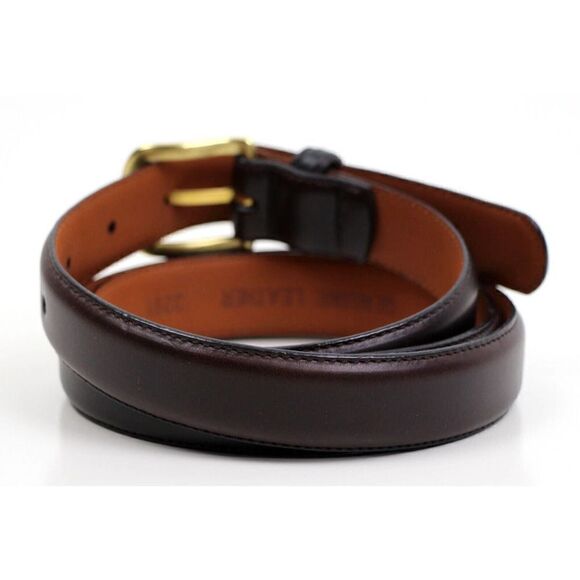 Lands' End BROWN GENUINE LEATHER 1"Wd CASUAL DRESS MEN'S BELT Sz 40/100 (62M - Picture 4 of 12